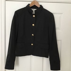 Zara Woman black military inspired blazer